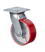 Колесо большегрузное полиуретановое поворотное 125мм (SCP55)